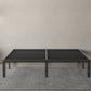 14" Metal Bed Frame with Steel Slats, Heavy Duty Mattress Foundation